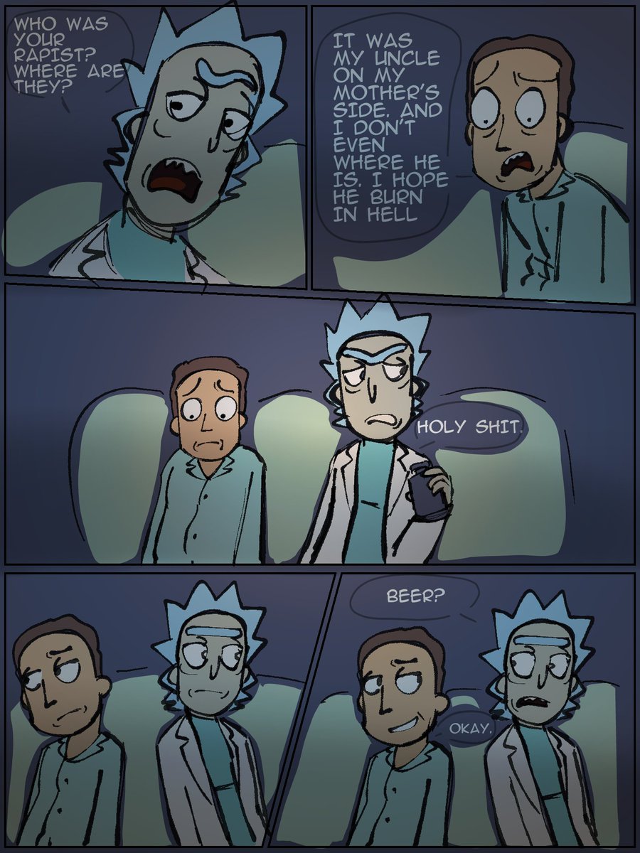 jugessy1's tweet photo. (part 2) comic about jerry's childhood trauma
‼️MENTION OF A RAPE‼️
#jerrysmith #rickandmorty #ricksanchez https://t.co/9PlpkVPd5u