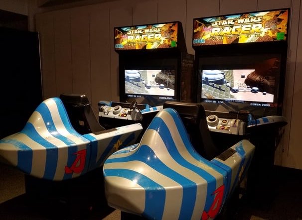 jtimsuggs's tweet photo. Real ones remember how legendary this podracing arcade game actually was in the 2000s.

Used to play this one all the time growing up at my local arcade, such an underrated Star Wars game! https://t.co/vI2vntTeBh