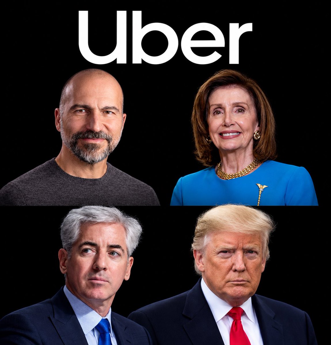 LeifInvests's tweet photo. Friendly reminder:

You can still buy $UBER BELOW:

Donald Trump — ~$75
Bill Ackman — ~$72
CEO Dara Khosrowshahi — ~$71
Nancy Pelosi — ~$70

We saw this setup with $VST.

$VST ripped nearly 20% in just one week.

Now, $UBER could be next.

And it’s trading near its LOWEST valuation ever.

The AV disruption risk from $GOOG and $TSLA is significantly overblown.

What are you waiting for?