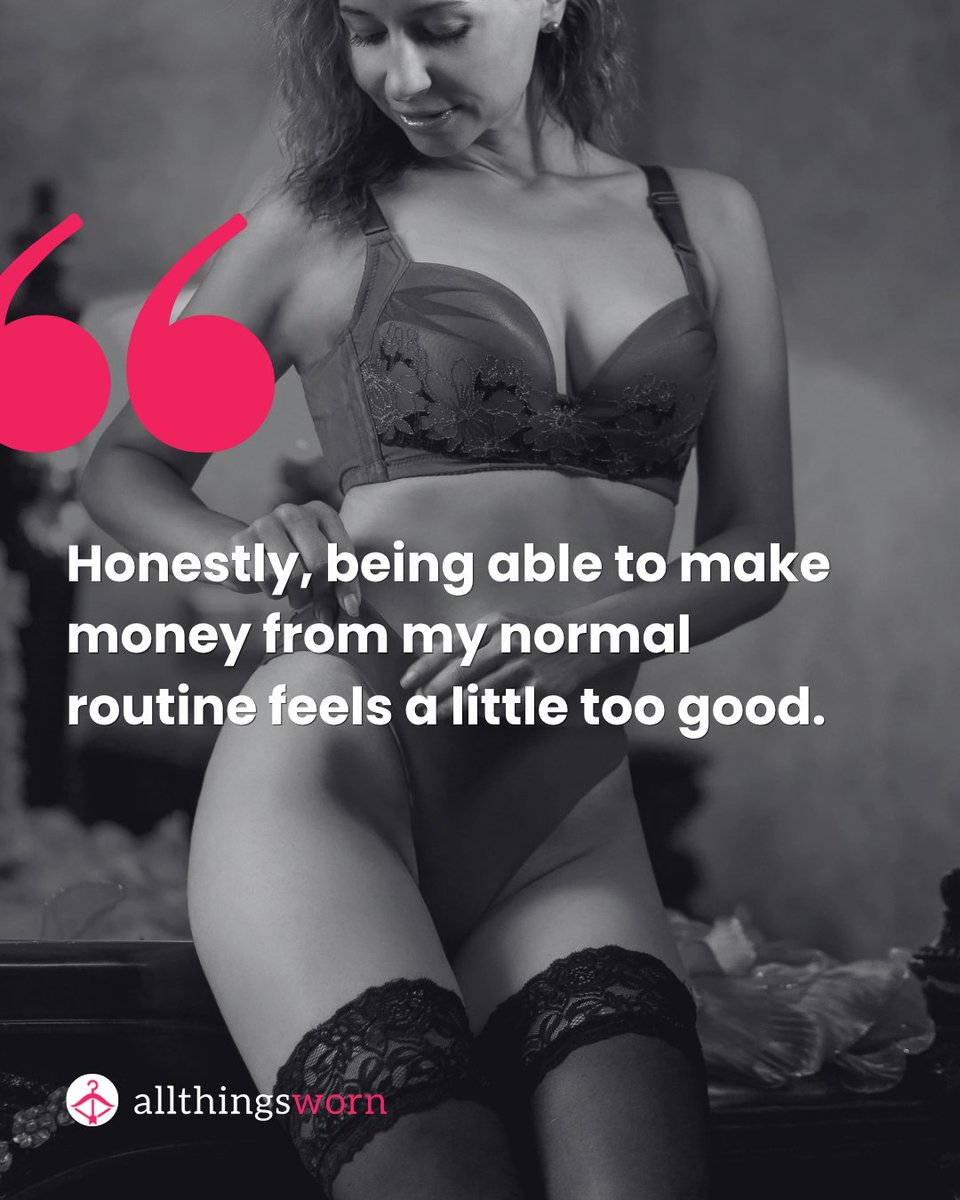 allthingsworn's tweet photo. Turns out, getting paid for something I already wear is exactly my kind of work. 

#AllThingsWorn #WornGoods #SideHustle #MoneyHacks https://t.co/CInPGym9Zz