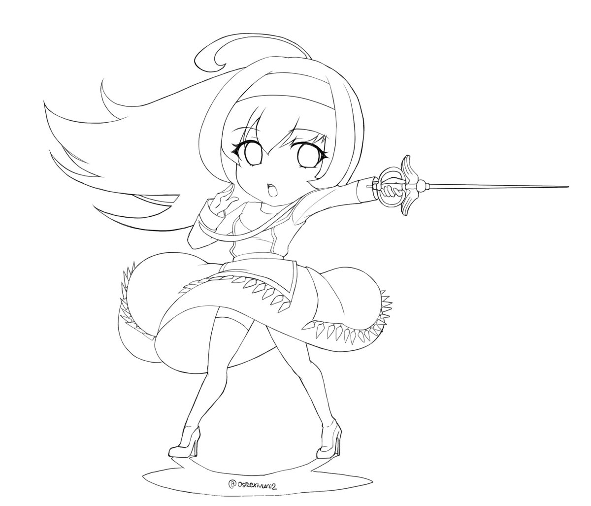 osaexivuni2's tweet photo. オリエちゃん間に合わず…むねん
#UNI2  #inbirth   #格ゲーキャラ描こうぜ https://t.co/tNgHWNNwMe