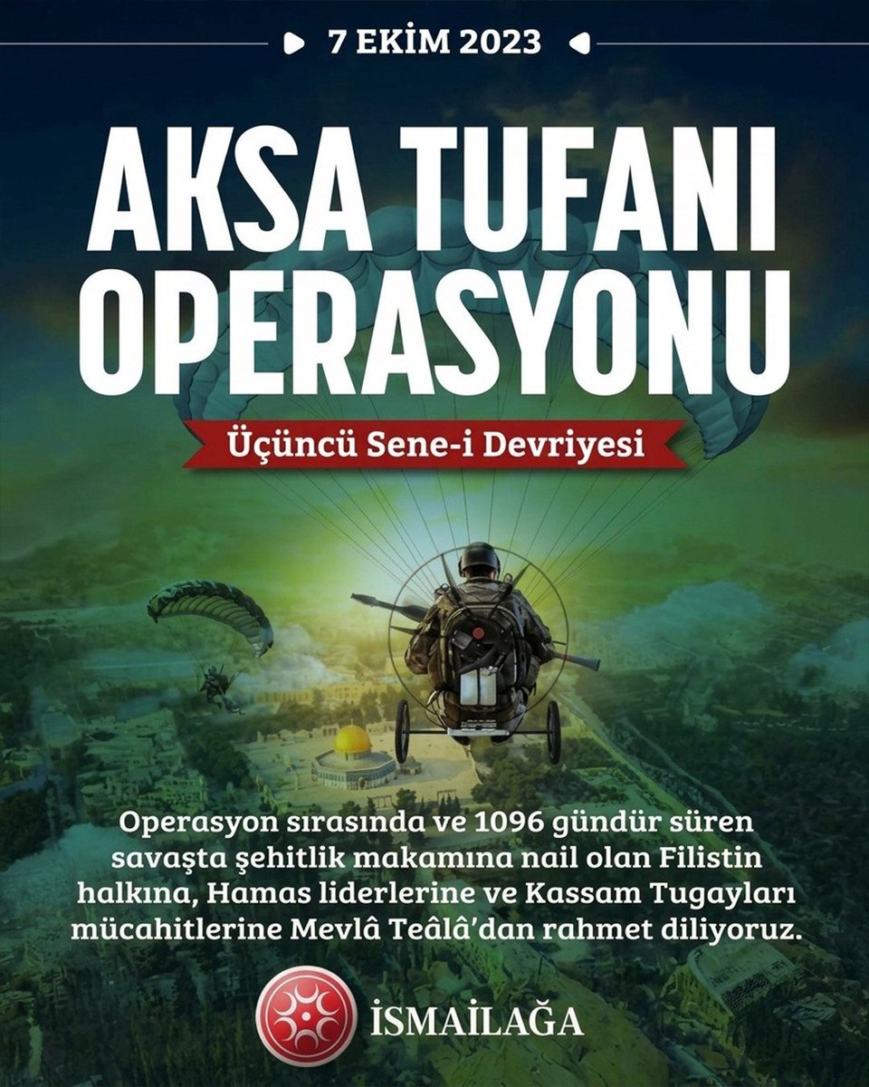 akincimecra's tweet photo. 🔴 İsmailağa cemaati, Aksa Tufanı'nın 3. sene-i devriyesini andı. https://t.co/y6FkRLTBec