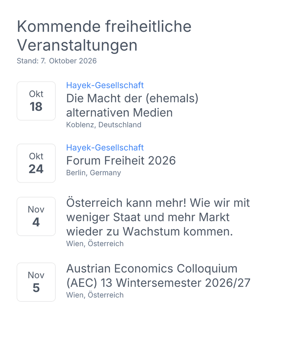 LibertisNet_DE's tweet photo. Mehr erfahren auf https://t.co/mt7c39yWrT
Fehlt eine Veranstaltung? Schreiben Sie uns an editorial@libertis.net https://t.co/tDEteJ8mKg