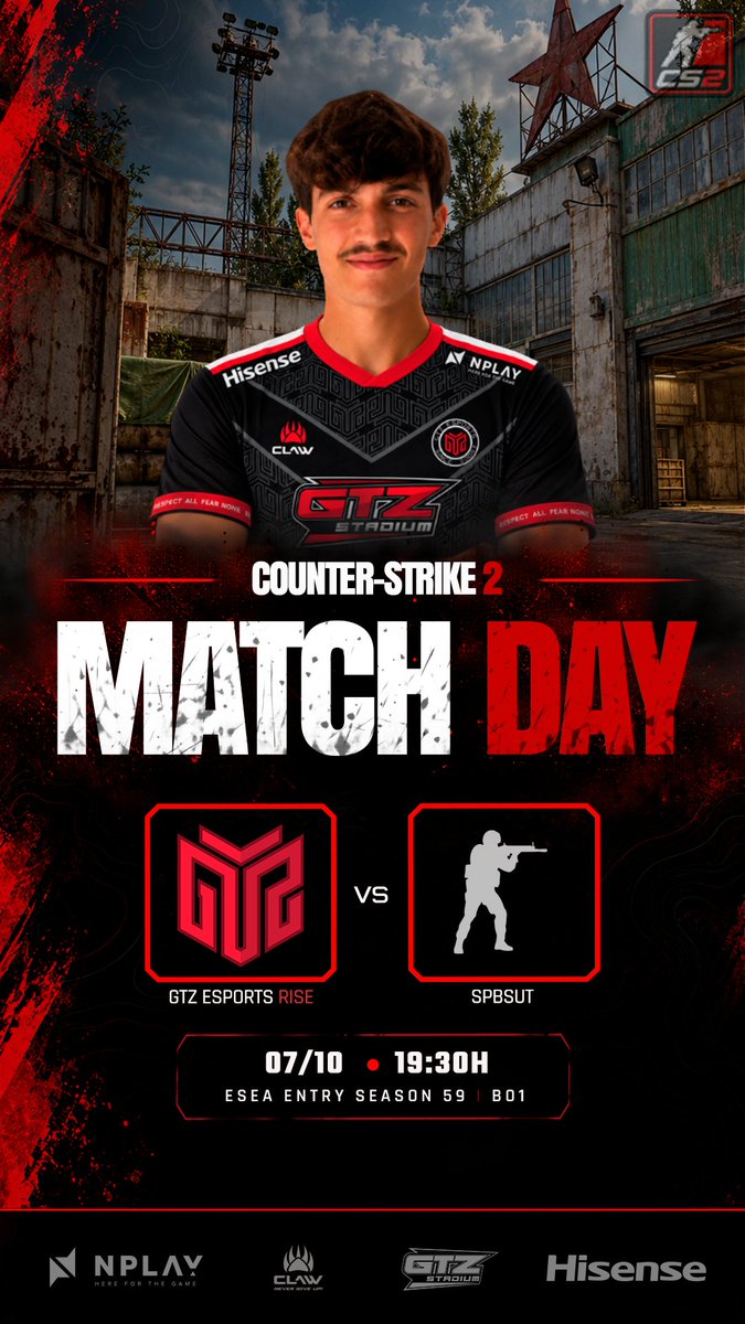 GTZEsports's tweet photo. De volta à carga nos servidores da @ESEA Entry Season 59 com os @GTZEsports Rise ⚔️

🆚: #SPBSUT
🕖: 19:30H
📺: https://t.co/G2bk2ocAG6

Acompanha tudo com @GreenLegendTV 🎙️

#GTZ #ESEA #CounterStrike #foryoupage https://t.co/NGkHjo8wVb