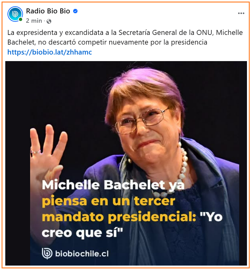 sergiou01329861's tweet photo. Después de la patada en el traste en la ONU... ¿Esta anciana quiere terminar su obra de destrucción en Chile?
Lo peor de todo es que todavía hay mamones que se sienten cautivados por su sonrisita angelical llena de cinismo e hipocresía. https://t.co/pFlpO5ccu4