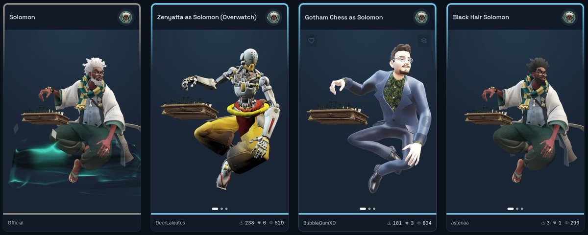 DeadlockSkinsGG's tweet photo. Mods for Solomon are already out and the hero hasn't even released yet. The Deadlock community is so cool
#vote4solomonpls https://t.co/DGWZVWYPAv