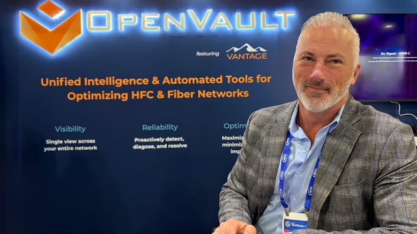 OpenVault's tweet photo. Cable and fiber are converging and operators need smarter tools to manage both.

OpenVault CEO Mark Trudeau spoke with @FierceNetwork about why Vantage’s single-pane-of-glass approach across DOCSIS, fiber and multiple vendors matters as networks grow more complex.

Thanks to Elizabeth Coyne and Fierce Network for the feature!
https://t.co/x8JVQ29HHy 

#Broadband #Fiber #DOCSIS