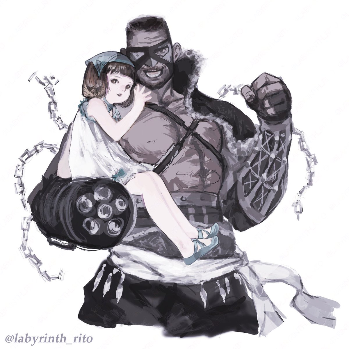 labyrinth_rito's tweet photo. エバクラ素敵なウェアたくさんあるけど
ニーアコラボは嬉しかったなぁ
最初に描いたのはバレット✨
衣装描くの楽しかった https://t.co/V1DMntgz5F