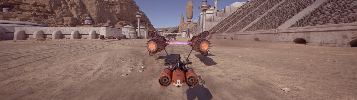 GameChangerDOC's tweet photo. There are podracer side missions! @SWGalacticRacer is phenomenal. #StarWars https://t.co/yP9mcjFZc8