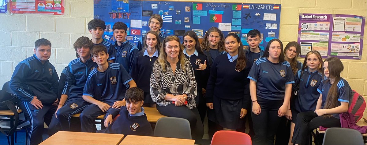 kcvsschooltweet's tweet photo. A big thank you to Rosie from the Student Enterprise Programme for visiting our class! 😊
We really appreciate your advice and support with our TY Enterprise project. We’re looking forward to putting it into action! 🌟💙
#TYEnterprise #StudentEnterprise #TY2026 https://t.co/nRbkvVaVRR