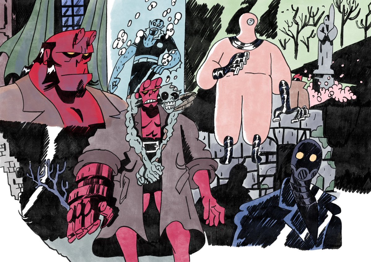 oldbabyyoda's tweet photo. Hellboy https://t.co/KP7SstN5Mo