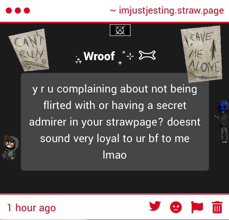vampiricsweet's tweet photo. I vote death on everyone and leave me alone abt my relationship 

https://t.co/iyvpVvv6Yt https://t.co/AwADrGA8b6