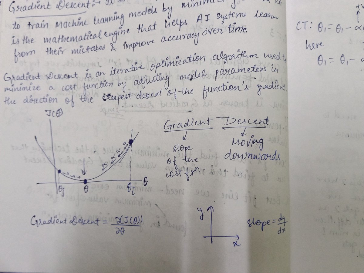 Akshita10009's tweet photo. Finally moving towards the end of linear regression after a long time #MachineLearning #LinearRegression #AI #ML #AIML https://t.co/VVUorgDWUk