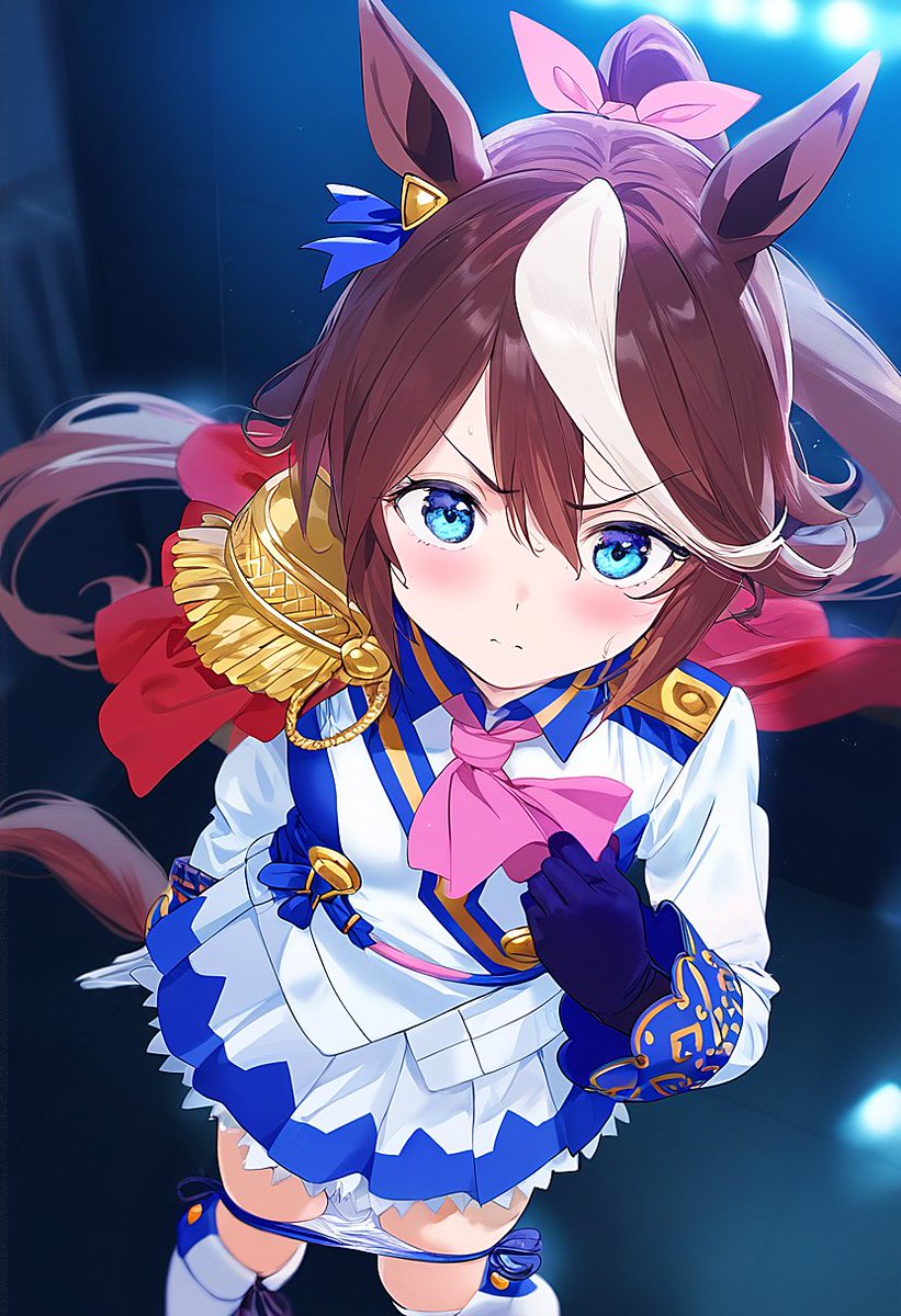 MlPuQHdcgy36804's tweet photo. トウカイテイオー / Tokai Teio (umamusume)

ダンツフレームの画像が怒られたので、
今度はGrokに安全と言われた画像を

（でもダンツフレームの画像もGrokに
大丈夫と言われたのですが…） https://t.co/BQBeHLTeAn