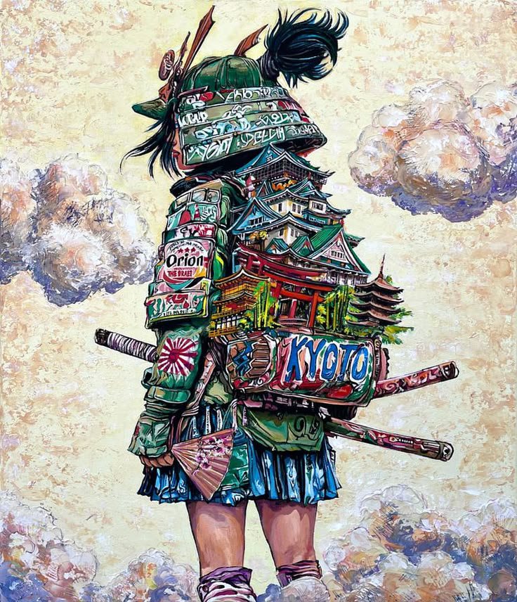 mcflylove123's tweet photo. A warrior carrying an entire world on her back. ⚔️
#AnimeArt #Samurai  #MangaArt #AnimeAesthetic #AnimeVibes #Otaku https://t.co/erAyTCwgrQ