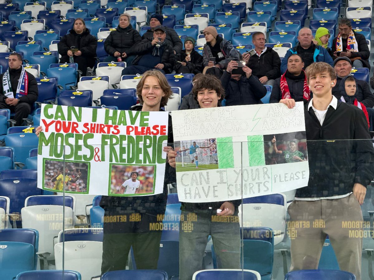 CityBoyBrand's tweet photo. SPORT

IKPEME PRAISES ‘RESILIENT’ SUPER EAGLES AFTER RUSSIA FIGHTBACK

The Acting General Secretary of the Nigeria Football Federation, Dr Emmanuel Ikpeme, has praised the Super Eagles following their remarkable comeback to draw 3-3 with Russia in an international friendly in Nizhny Novgorod on Tuesday.

Ikpeme described the performance as a display of the character and resilience expected from the national team, saying the result and the manner of the comeback had made the NFF, the wider Nigerian football family and supporters at home and abroad proud.

He added that the result was particularly encouraging given the number of young players in the squad, many of whom were making their first appearances for the Super Eagles.

Ikpeme, who was in Russia with the three-time African champions, said the team must carry the same spirit of doggedness and determination into next month’s 2027 Africa Cup of Nations qualifying matches against Tanzania’s Taifa Stars.

Nigeria will host Tanzania at the Godswill Akpabio Stadium in Uyo on Friday, 13 November, before travelling to Dar es Salaam for the return fixture at the Benjamin Mkapa Stadium on Tuesday, 17 November.

Meanwhile, Nigeria’s U23 side will face the Democratic Republic of Congo in home-and-away encounters for a place at next year’s U23 Africa Cup of Nations, with the fixtures scheduled to take place during the same international window as the AFCON qualifiers.