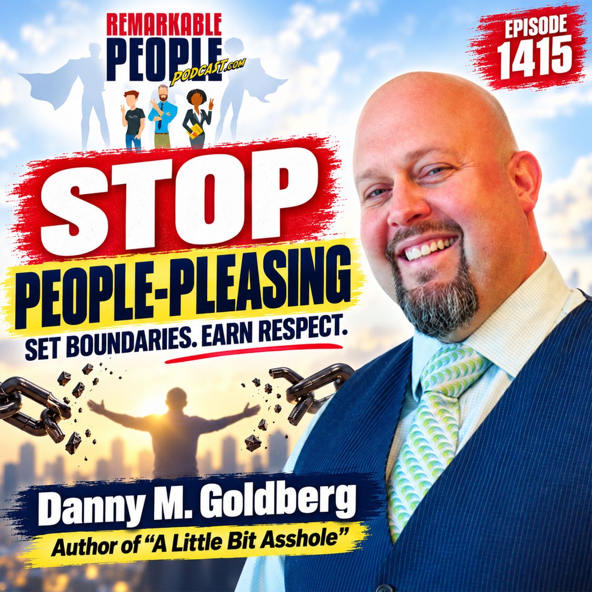 DavePasqualone's tweet photo. Are you being “nice” — or people-pleasing so much that you’re losing your boundaries, confidence & self-respect?
Danny Goldberg joins me to talk about saying no, earning respect & becoming assertive without becoming a jerk.🎙️https://t.co/hduqonLDqI
#PeoplePleasing #Boundaries https://t.co/gkWUiZpDlq