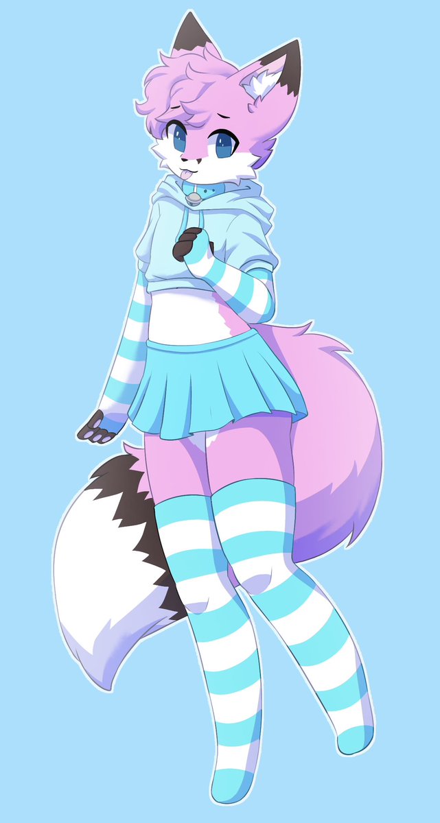 pjfoxes's tweet photo. Whatcha looking at? 🩷🩵

#Foxtober day 7 🦊

#furry #fox #furryart https://t.co/fXkHyhhOVc