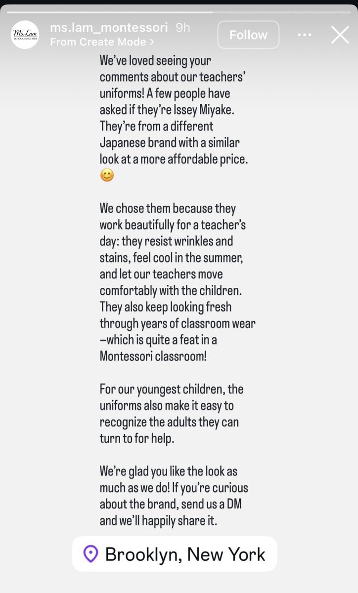 temujoandidion's tweet photo. What do you mean the the issey miyake Montessori kindergarten made a statement addressing their outfits https://t.co/q1QFJpi6CS