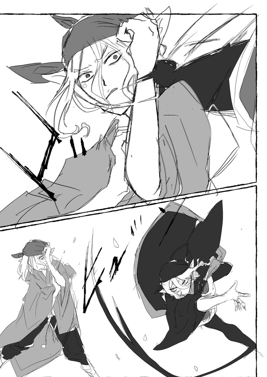 sikakunashi's tweet photo. 喧嘩じゃないよ組手だよ
の離と坤のマンガ https://t.co/nsnkPKWKDr