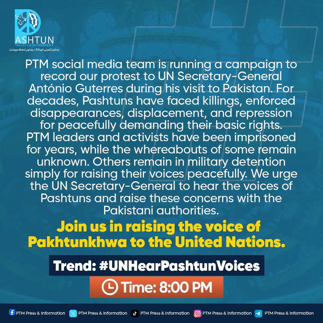 ghafarkakar8's tweet photo. #UNHearPashtunVoices https://t.co/YC9NfvVOAW