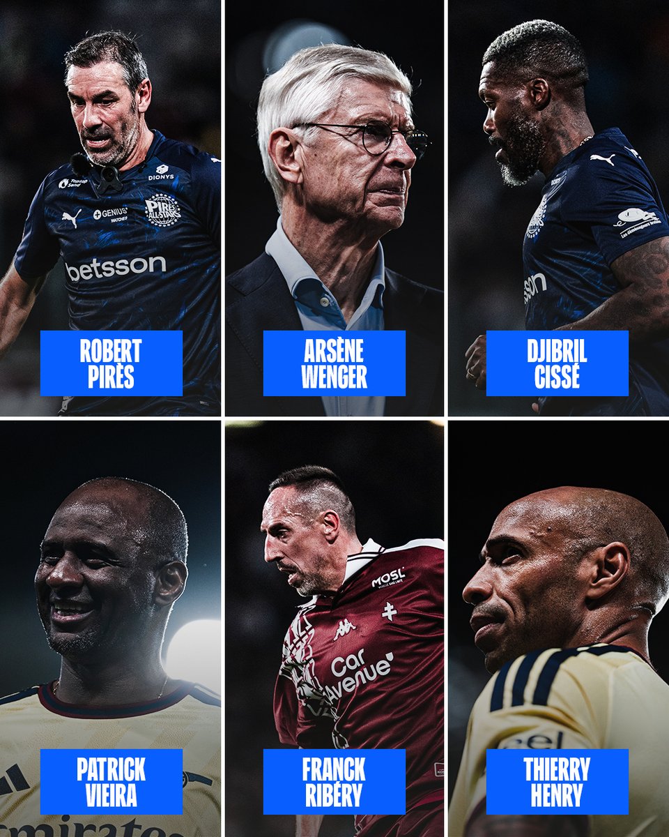 Ligue1_ENG's tweet photo. Some huge names came together for an unforgettable night celebrating the one and only Robert Pirès! ❤️🇫🇷 https://t.co/hNoSFmH1fP