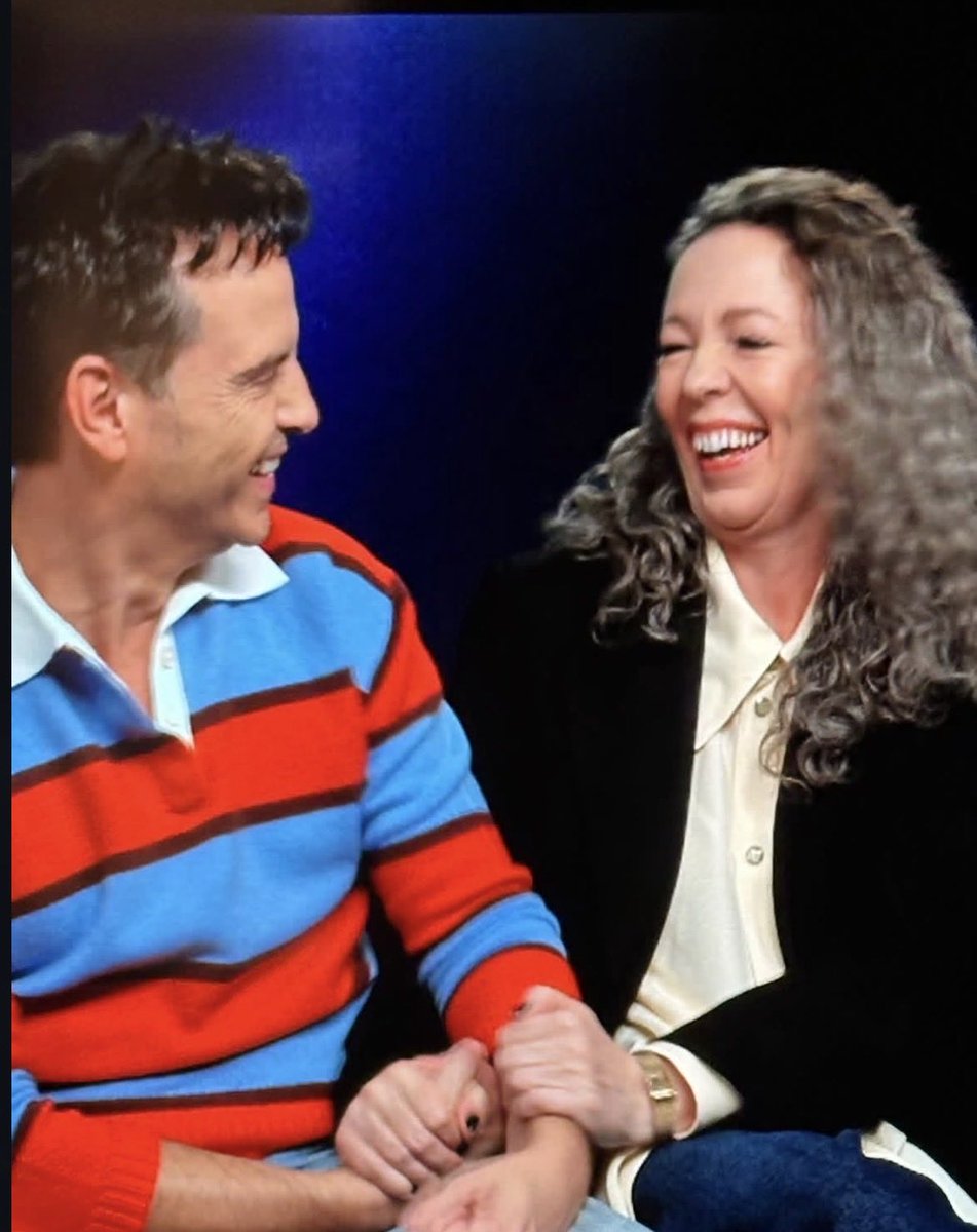 oliviascolmans's tweet photo. The best possible pairing for an interview 🫶 https://t.co/HyQ1dKdU5l