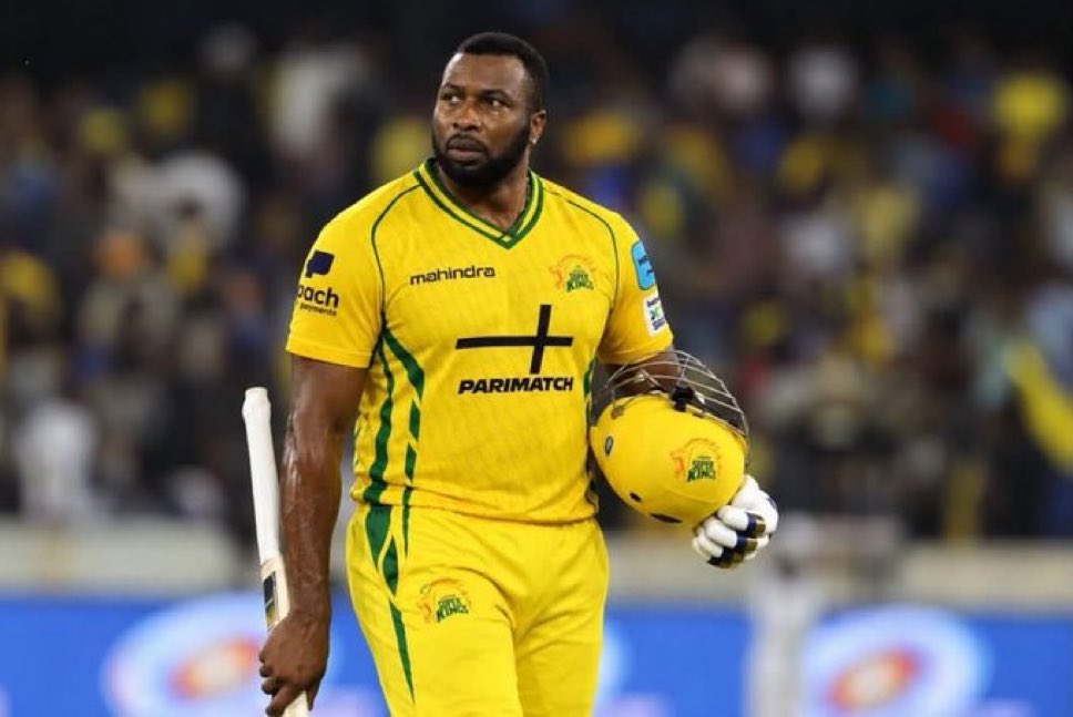 CSKFansArmy's tweet photo. BREAKING :

Pollard will play for JSK in SA20  2027 🦁💛 https://t.co/FeiZ37E6i7