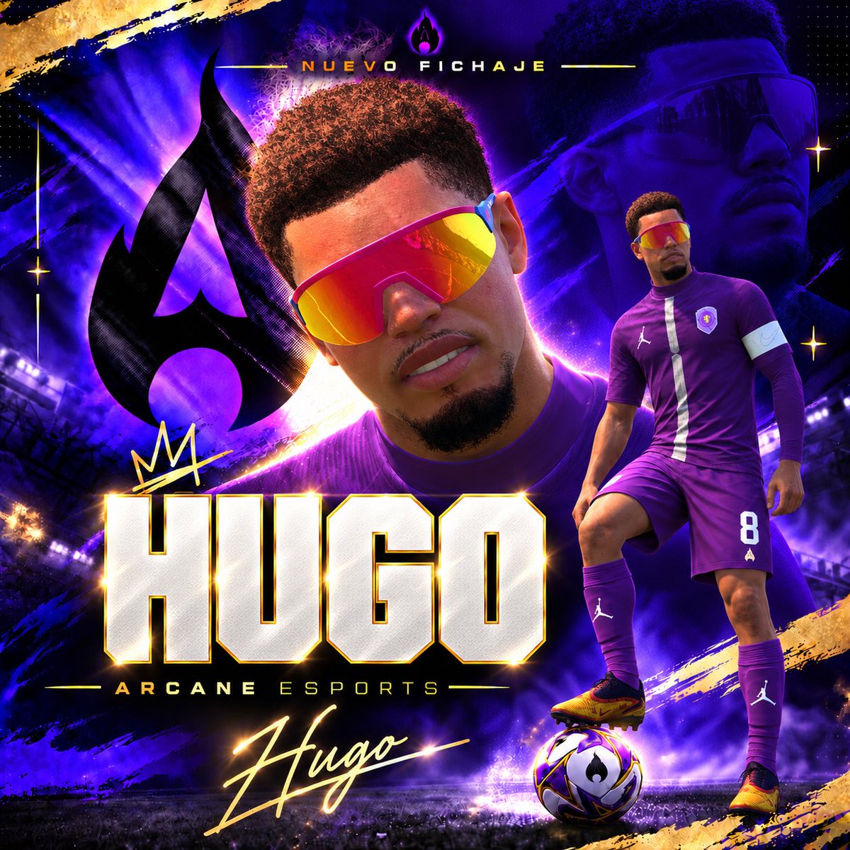 Arcane__eSports's tweet photo. #FICHAJE/#PROCLUBS

💜 ¡Bienvenido #Hugo! Un puñal para la banda tanto ofensiva como defensivamente, experiencia y calidad para nuestro carril. Internacional con la 🇪🇸 el fifa pasado. 

~ Posición: CARR

#SomosArcane 

@_chocolate3000 @LaCasadeClubes @FichajesAyudas https://t.co/61aArkwynD