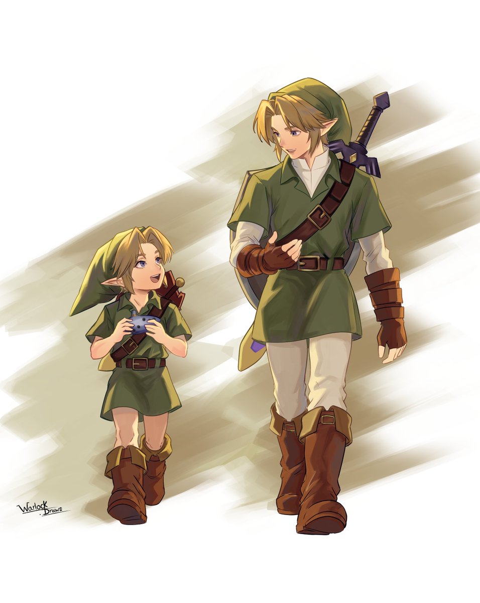 WarlockDraws's tweet photo. The Legend of Zelda: Ocarina of Time ⚔️

A little fanart i made a couple days ago, hope you guys like it. 🗿

Un pequeño fanart que hice hace unos días, espero les guste. 🗿

#Link #Zelda #Nintendo #TheLegendofZelda #artㅤㅤㅤㅤ https://t.co/WSgGycCgye