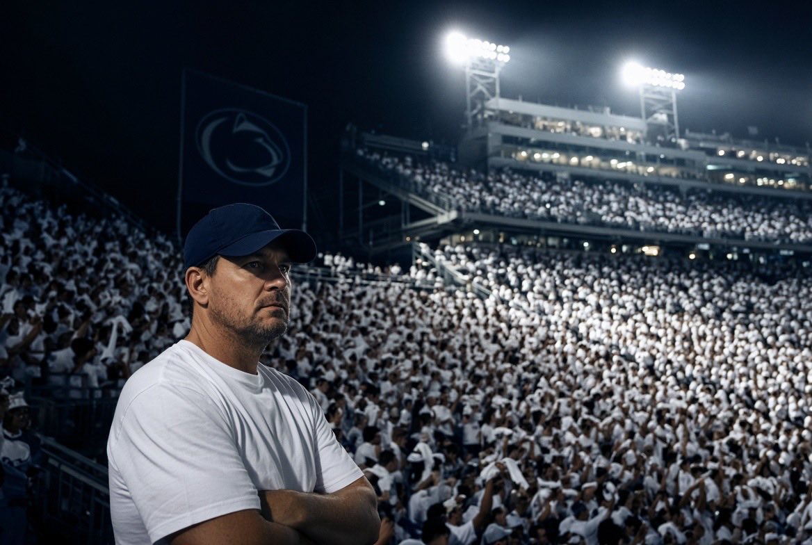 TriPSU91's tweet photo. Been a Penn State fan my whole life. Been in that stadium since I was a kid. I’ve seen every version of this program.

Campbell is 3–2 in year one with a roster he had to import after we fired that narcissistic piece of garbage, Little Game James. Wisconsin and Northwestern were bad. They were also games four and five. He went 3–9 his first year at Iowa State and built that place into something real. Three-time Big 12 Coach of the Year. You don’t get that by accident.

If you’re planning to show up to the White Out this weekend and wear blue as some kind of protest, you can FATWO. I’m sick of the crying. This rebuild takes about three years. Get over yourself.

#WEARE