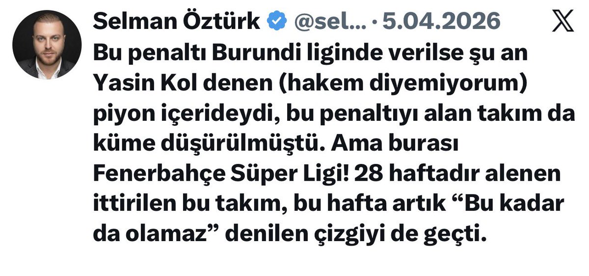selmanozturk's tweet photo. Yasin Kol’un Fenerbahçe’ye çalıştığını kendileri de gayet iyi biliyor. Algıyla bu gerçeği değiştiremezsiniz. Test çok basit, iyi bir Galatasaraylı olarak (sizin deyiminizle holigan) benim geçmişte Yasin Kol ile ilgili attığım tweetlere bakmanız yeterli bu adamın kime çalıştığını çözmek için. Buyrun ekte bir kısmı: