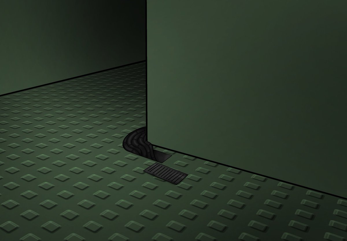 VarsityCaptain9's tweet photo. (A pile of wires flow out of the vent, shiny, gray.)

(Unsure of where they lead, do you follow their path?)

[OPEN INT] https://t.co/bM68rQxd1z