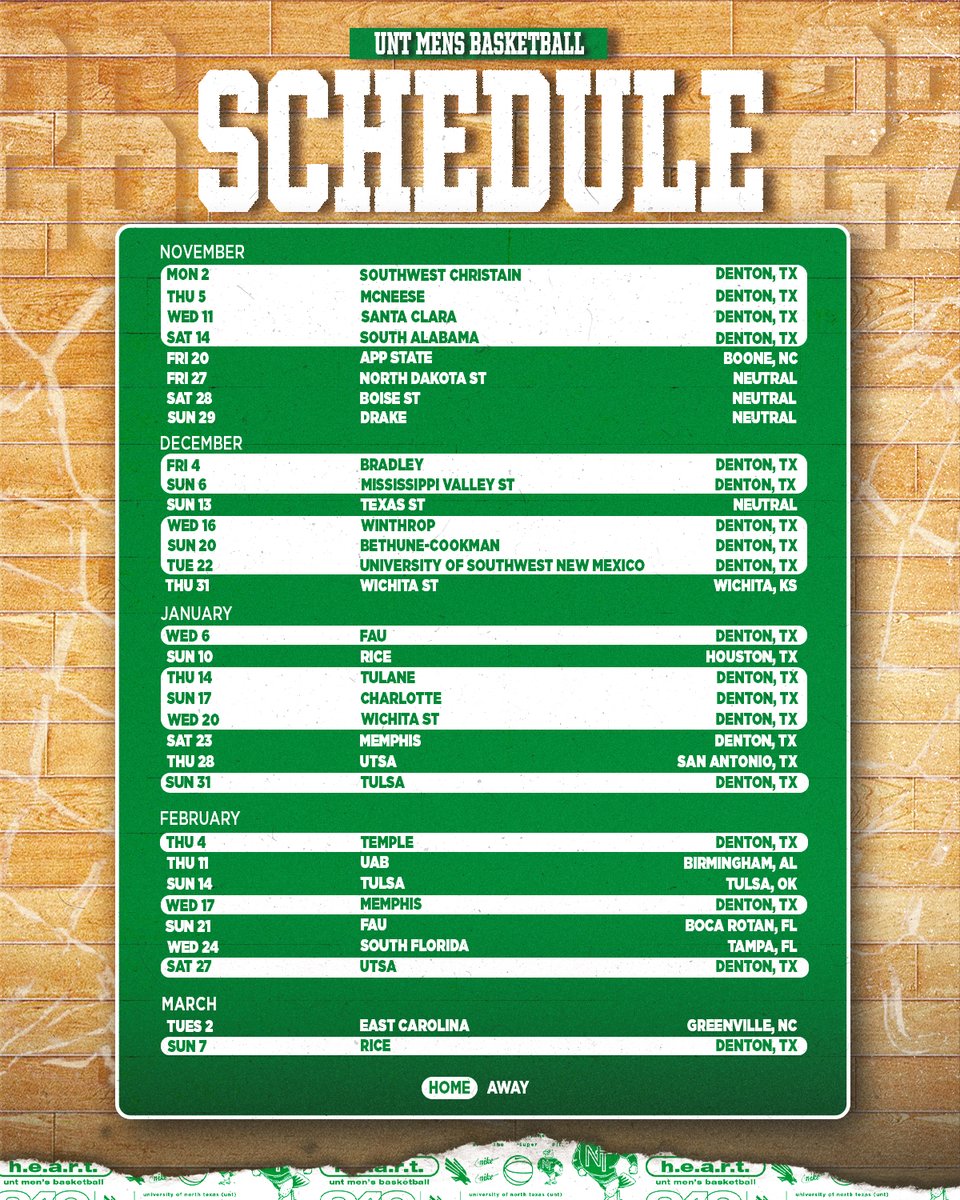 MeanGreenMBB's tweet photo. a complete look at the 2026-27 schedule

#GMG https://t.co/gVJLT1otsu