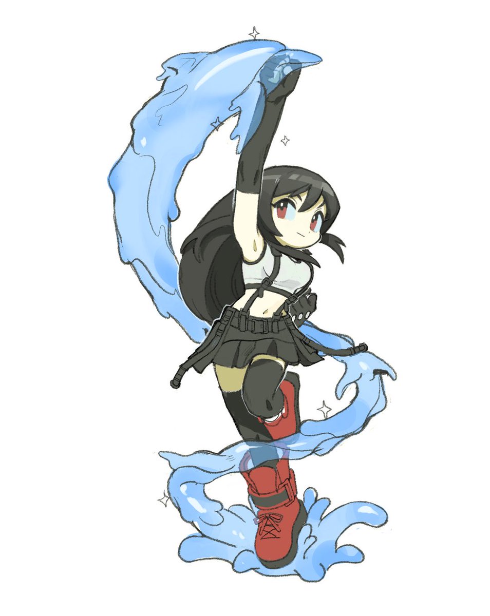 AlpacaCarlesi's tweet photo. Old #Tifa #FFVII Art because I promised I would draw her lots this year🐬🔥 https://t.co/UEqu6JjSy9
