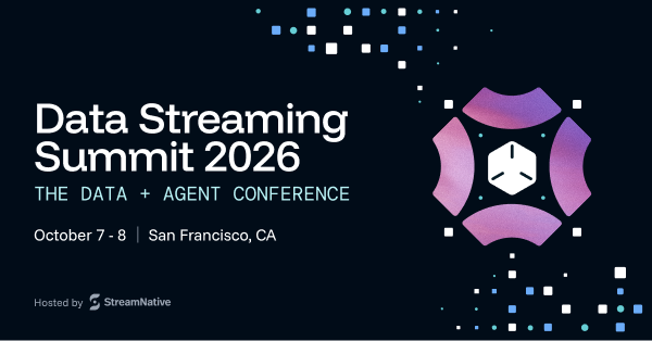 streamnativeio's tweet photo. 🚀 Data Streaming Summit 2026 starts today!
Day 1 is all about the Data+Agent Hackathon — a full day to build, compete, and win prizes while turning ideas into real projects.
And there’s still time to join us for the main conference tomorrow.
⏰ Only 1 day left to register for Data Streaming Summit 2026 and hear from leaders across streaming, lakehouse, and AI agent infrastructure.
🔗 Register for the conference: https://t.co/IB1sBqMTCX
See you at DSS 2026!
#DataStreamingSummit #DSS2026 #DataStreaming #AI #AIagents #Hackathon