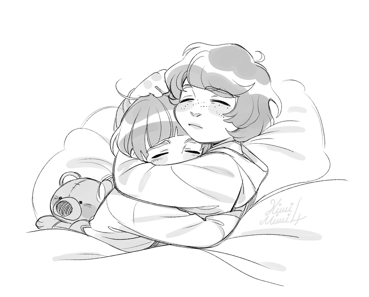 Kiwi4miwi's tweet photo. here's some miwi fluff💛💙 https://t.co/pnOOeD7bxG
