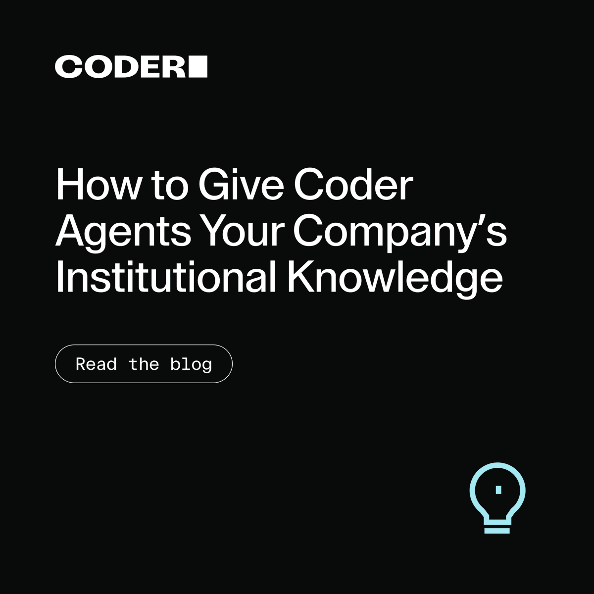 coderhq's tweet photo. An AI coding agent starts every session without your company's unwritten rules. 

Coder Agents lets platform teams set them once: a deployment-wide system prompt, skills in the repo, and governed MCP servers, all managed as code.
https://t.co/FFXk70kRpV https://t.co/fBQvpsbWne