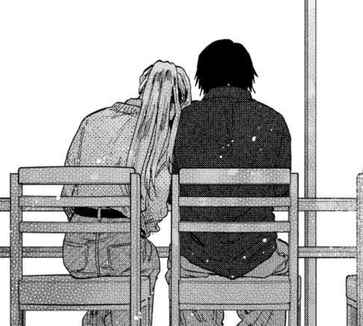 nove_veil's tweet photo. the way subaru imagined herself leaning on saku even back during the study session............ she's so in love https://t.co/GqbTTDhIIr
