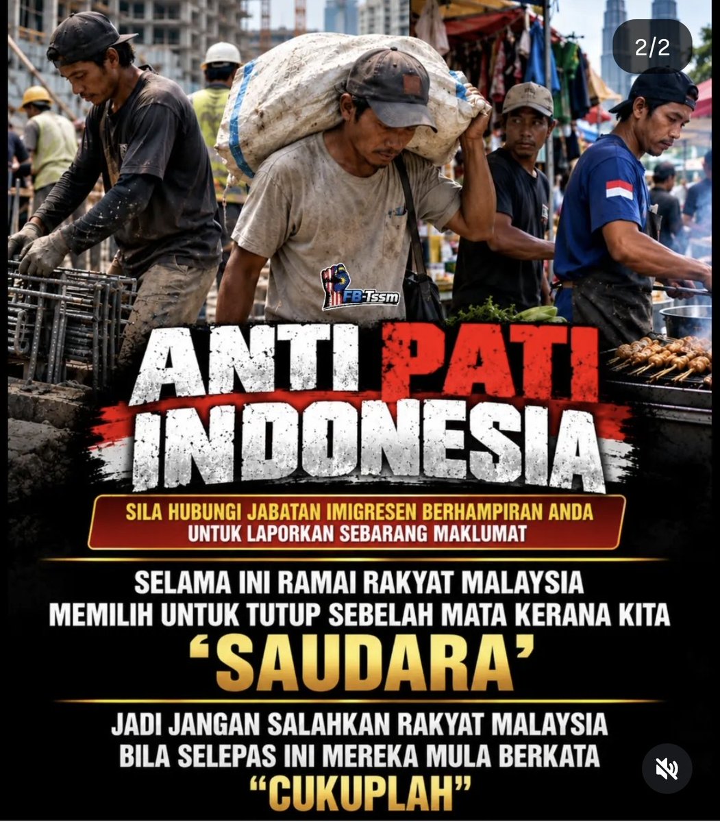 kambingBtx's tweet photo. @boyhamzah dan sebab mulut kamu.. rakyat malaysia akan lapor pada imegrasen agar pendatang tampa izin indonesia ditangkap. dulu kami biarkan mereka mencari rezeki.. semua sebab mulut kamu https://t.co/gJdJiVAUE8
