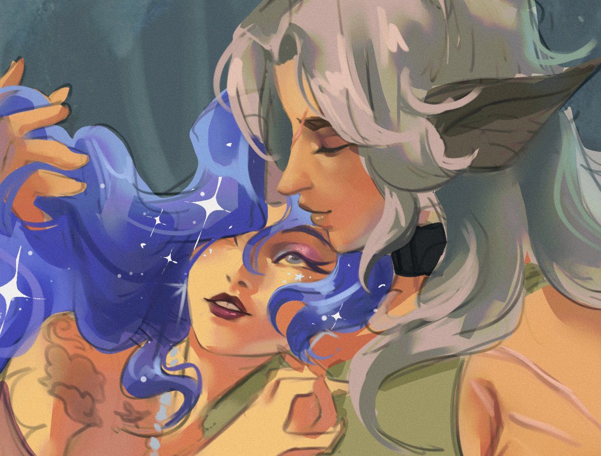 kaifu_ato's tweet photo. Stargazing💫 adding another moonshine wip to the queue 
#Celeste #Silver #deadlock https://t.co/BSQyfhMhrF
