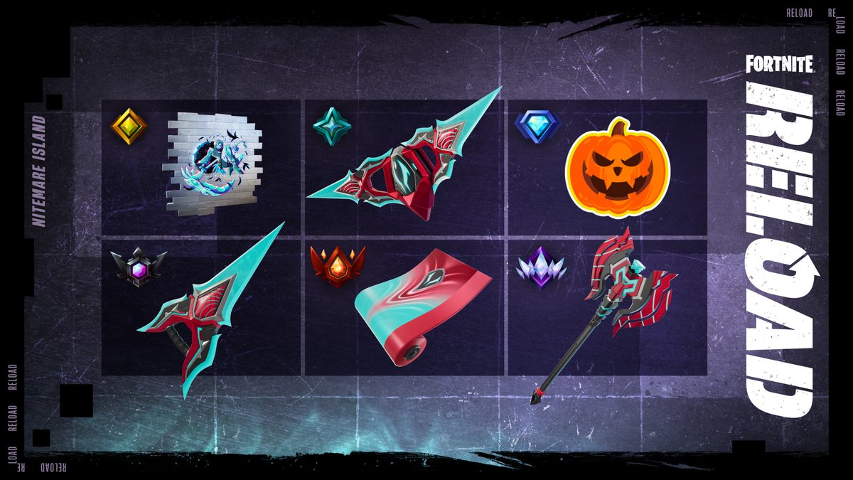 SpushFNBR's tweet photo. RELOAD RANKED RESET WILL HAPPEN TOMORROW ‼️

An updated Nitemare Island will also return with it! https://t.co/qKva4tmxyL
