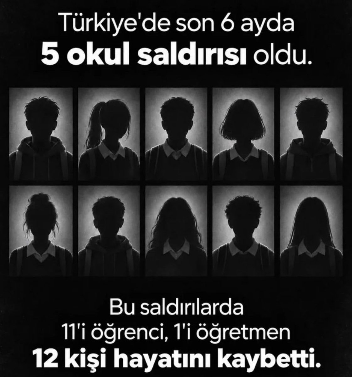 Ardasupdates's tweet photo. öğrencilerin sabah evden çıkıp okula gittiğinde başlarına gelebilecek en kötü şeyin sınavdan düşük almaları olması gerekiyordu 
sıkı önlemler alınması için daha kaç tane çocuğun öğretmenin zarar görmesi gerekiyor

#BirÇocukDahaEksilmesin https://t.co/jQa1FFsGAy