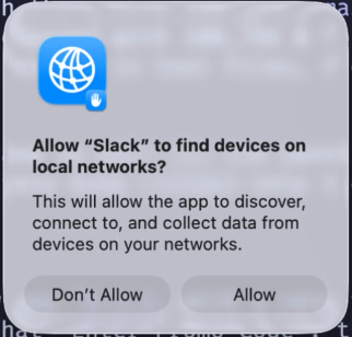 joelnet's tweet photo. Why TF is everything always trying to "find devices" on my network? https://t.co/BM7FDRrT1m