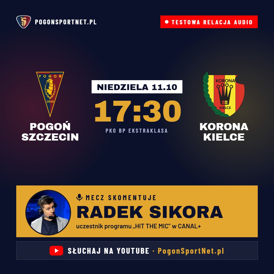 PogonSportNet's tweet photo. W niedzielę idziemy dla Was LIVE!

Oczywiście mamy nadzieję, że stadion wypełni się do ostatniego miejsca, ale ci, którzy zostaną w domach, będą mogli słuchać naszej pierwszej testowej relacji audio z meczu Pogoń - Korona!

Mikrofon przejmie @jon5ification, uczestnik Hit The Mic! https://t.co/pRkcdvlQSt