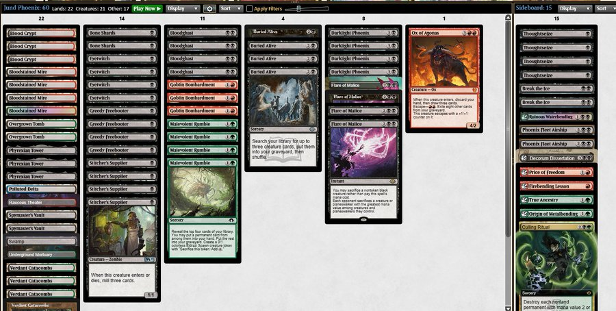 TheCptwalnut's tweet photo. New video playing some Jund Phoenix. Darklight Phoenix is a really fun card and its interesting to see how people are building around the card. I hope you enjoy the video.
@fireshoes 
https://t.co/uCRd8ByHoI https://t.co/DqAvJFMLHB