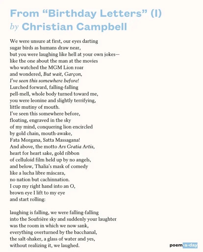runningthedusk's tweet photo. Thanks to Ed Hirsch and @POETSorg , a poem for you. Part of a strange, cackling elegy that meditates on and mourns through laughter, and asks if time and space are really what they seem to be. https://t.co/KpE7sjxovA
