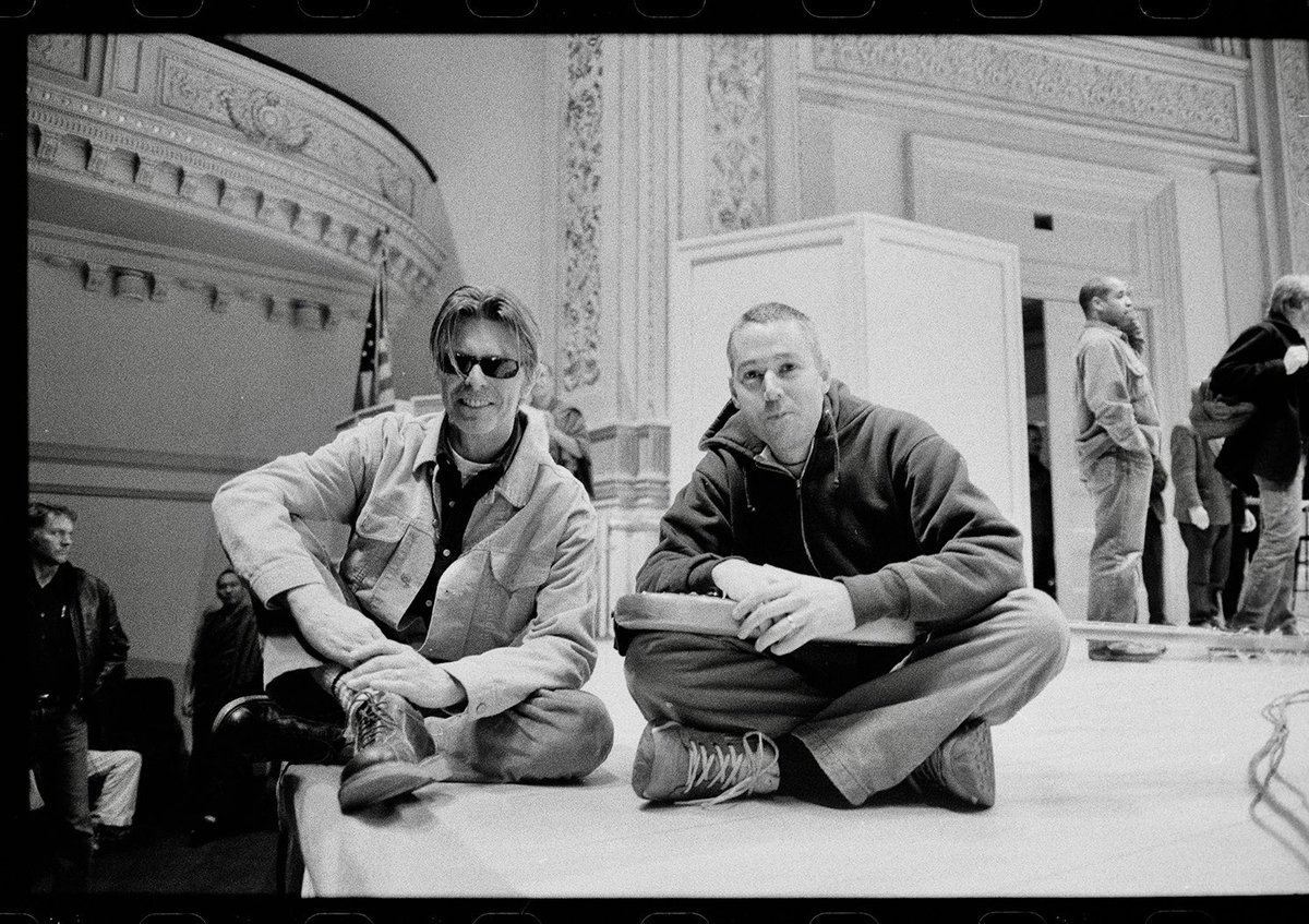 Danny_Clinch's tweet photo. Pretty Things ⚡ A Bowie tribute art and photography show this Friday at the @Transparent_AP . My friend Mike Shine painted 16 buoys, each one a different side of Bowie . I dug into my Archive and pulled some David Bowie concert photos that have never been seen before - Glass Spider tour , Carnegie Hall and a few more .

Opening this Friday 10/9 , 7-9 . Live music . Free and open to everyone . Part of the final weekend of the incredible PlusOne Art Party .

Come hang with us in Asbury Park !
Who’s coming ??

Presented by the Wooden Walls Project
