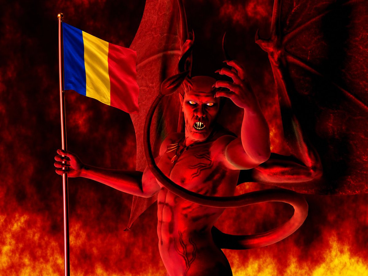 Politzania10's tweet photo. Satan is Romanian 🇷🇴 , here’s why:

-Lucifer ends in “-fer.” Romanian for iron is “fier.” His original name was clearly Lucian Fier. Latin scribes removed the surname spacing.

-Cast out of heaven. The first recorded Romanian deportation.

-Satan offers Jesus (a Hungarian) “all the kingdoms of the world.” Jesus rightly asks whether that includes Transylvania. Satan changes the subject.

-Known as the Prince of Darkness. Dracula is also an evil Romanian prince. At minimum, they know each other.

-Nowhere in Scripture does Satan explicitly deny being Romanian. Very suspicious.
