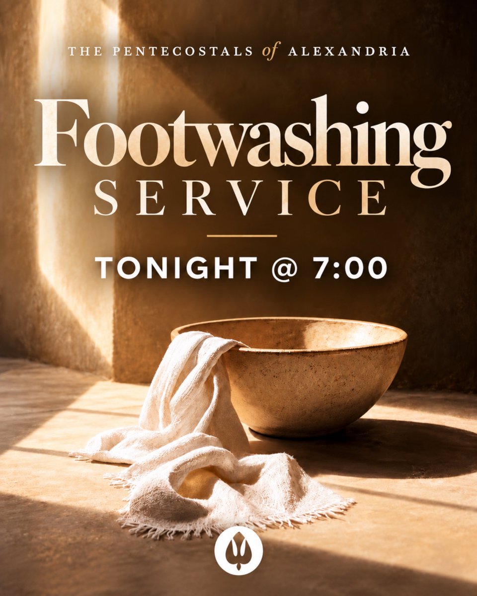 POAlex's tweet photo. Tonight, in our Footwashing Service, we’ll serve one another in lowliness of heart and mind, seeking to build one another up in humility and love. (John 13)

Women will gather in the G.A. Mangun Center, and men will gather in the Family Life Center. https://t.co/FcLgygSdtN